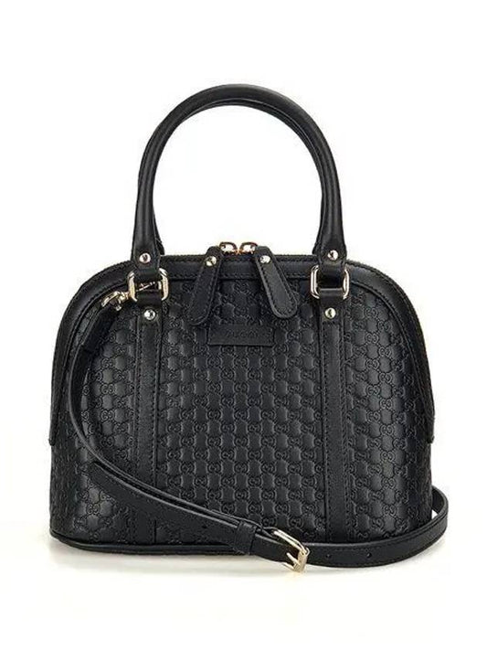 Microssima Small Dome Tote Bag Black - GUCCI - BALAAN 2