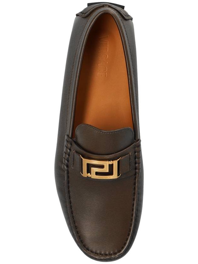 Versace Leather Loafers, Men's, Brown - VERSACE - BALAAN 6