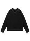 Isoli Drop Shoulder Sweatshirt Black - GANNI - BALAAN 2