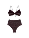 Oseree LUMIERE STRETCH BIKINI SET LMS803AUBERGINE - OSEREE - BALAAN 2