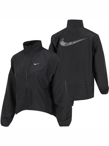 Genuine W Dry Fit Swoosh HBR Jacket FB4695 010 - NIKE - BALAAN 1