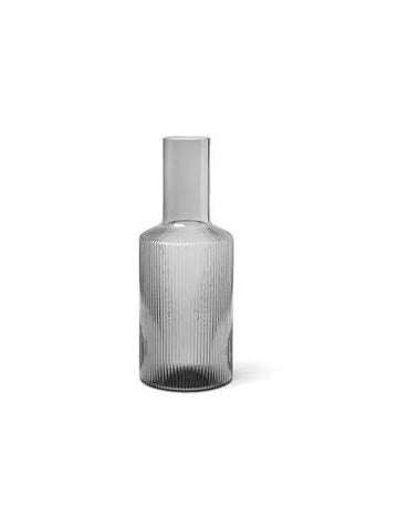 Wonderum Ripple Carafe Smoke Gray - FERM LIVING - BALAAN 1