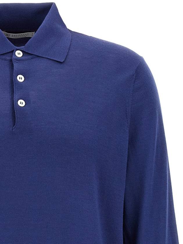 Brunello Cucinelli Knitted Polo Shirt - BRUNELLO CUCINELLI - BALAAN 3