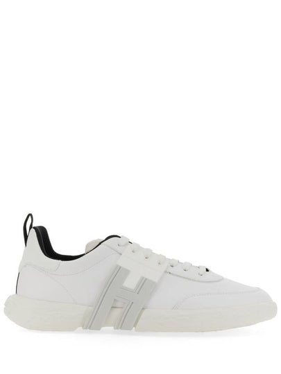 H Logo Side Rubber Grosgrain Low Top Sneakers White - HOGAN - BALAAN 2