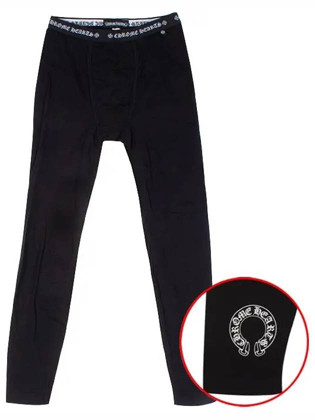 Men s Logo Leggings Black 104339 - CHROME HEARTS - BALAAN 1