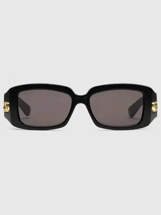 special fit rectangular sunglasses black injection 755259J16911012 - GUCCI - BALAAN 2