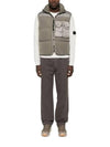 Eco Chrome-R Mixed Down Vest Walnut - CP COMPANY - BALAAN 3