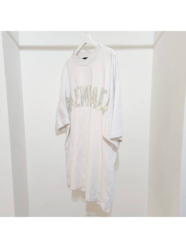 Tape type logo short sleeve L705695 - BALENCIAGA - BALAAN 2