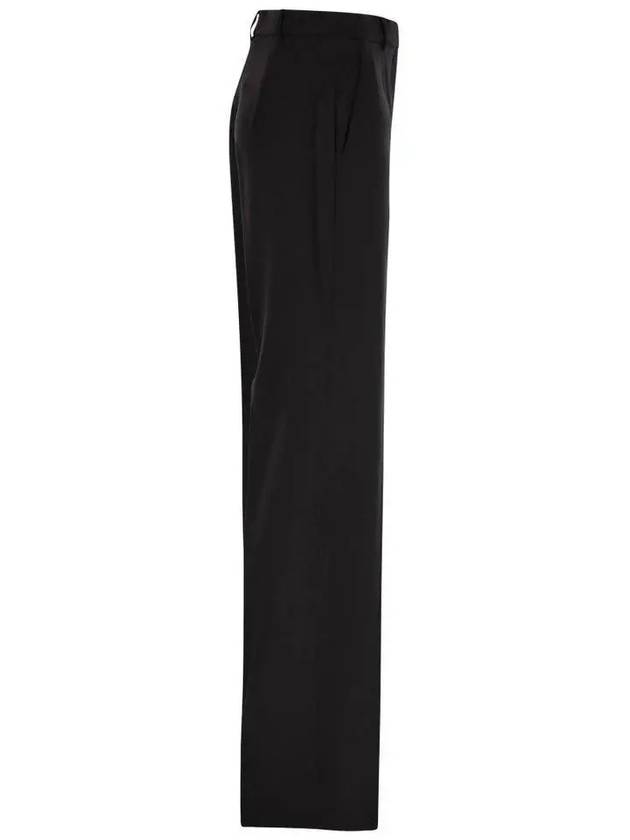 QUASAR wool pants black 2426136041 005 - MAX MARA - BALAAN 4