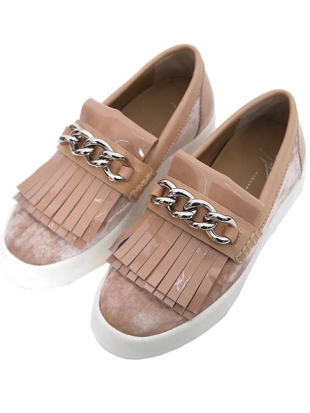 12th Anniversary Women's May London Chain SlipOns RW70014 BLUSH - GIUSEPPE ZANOTTI - BALAAN 1