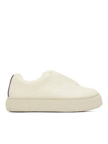 Doja Pebble Leather Low Top Sneakers White - EYTYS - BALAAN 1