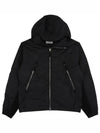 Star Embroidery Hooded Jacket Black - STONE ISLAND - BALAAN 2