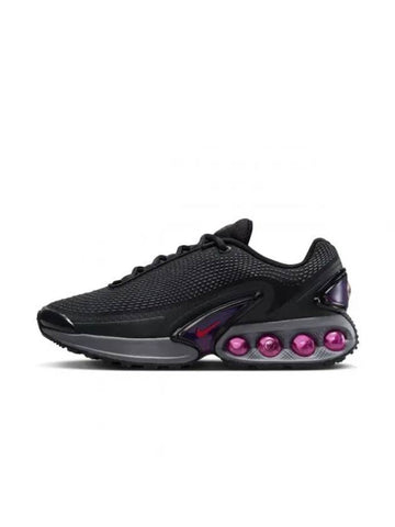 Air Max DN Low Top Sneakers Black Light Crimson - NIKE - BALAAN 1