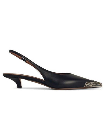 Paris Texas 'Jessica' Leather Slingbacks - PARIS TEXAS - BALAAN 1