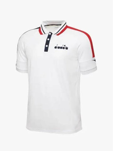 Diadora icon SS polo t shirt white - DIADORA - BALAAN 1