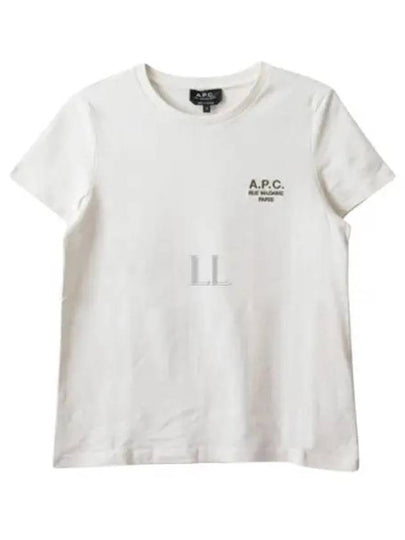 New Denise Logo Short Sleeve T-Shirt White - A.P.C. - BALAAN 2