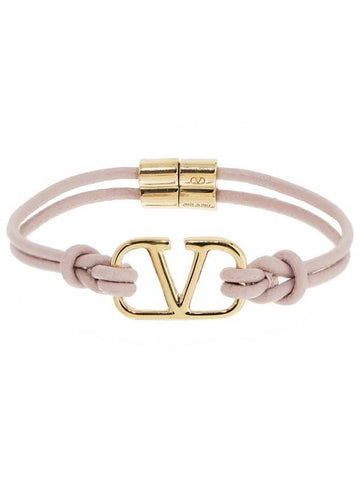 leather vlogo signature bracelet - VALENTINO - BALAAN 1