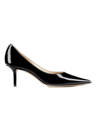 Love 65 Patent JC Leather Pumps Black - JIMMY CHOO - BALAAN 1