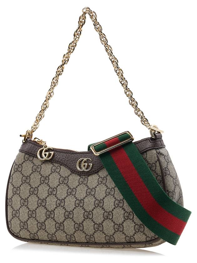 Ophidia Chain Strap Small Shoulder Bag Beige - GUCCI - BALAAN 3