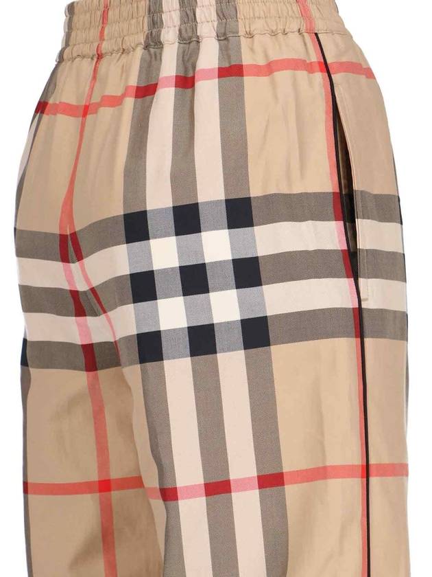 Burberry Trousers Beige - BURBERRY - BALAAN 4