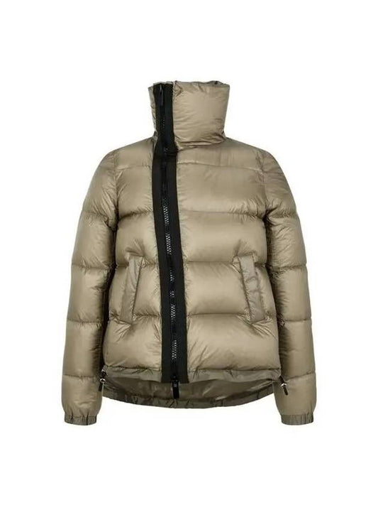 Women's high neck Aline down padded jacket khaki 271799 - SACAI - BALAAN 1