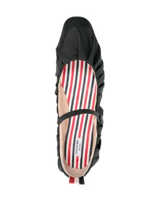 Silk Taffeta Thom John Ruched Ballerina Black - THOM BROWNE - BALAAN 6