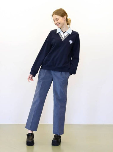 Happy Hour Straight Pants Blue - LE FORONG - BALAAN 1