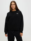 AU Australia FUZZY DICE Crew Sweatshirt ST124W2204 Black WOMENS - STUSSY - BALAAN 3