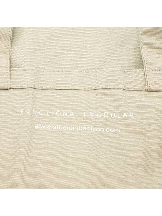 Logo standard tote bag SNW 217 DOVE - STUDIO NICHOLSON - BALAAN 4