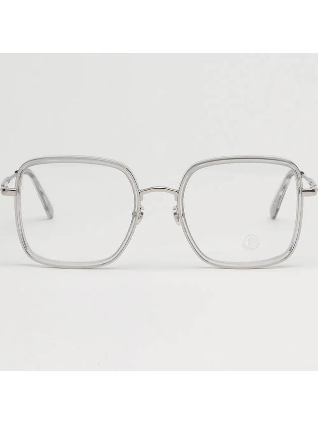 Eyewear Square Eyeglasses Silver - MONCLER - BALAAN 4