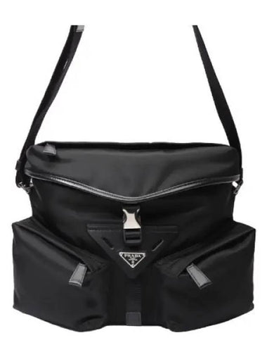 Re nylon triangle logo shoulder bag - PRADA - BALAAN 1