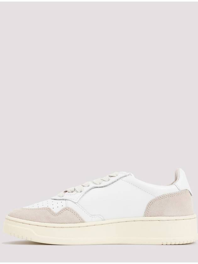 Medalist Goatskin Low Top Sneakers White - AUTRY - BALAAN 3