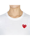 Comme des Gar ons Red Waffen Women s Long Sleeve T Shirt AZ T117 051 2 - COMME DES GARCONS PLAY - BALAAN 6