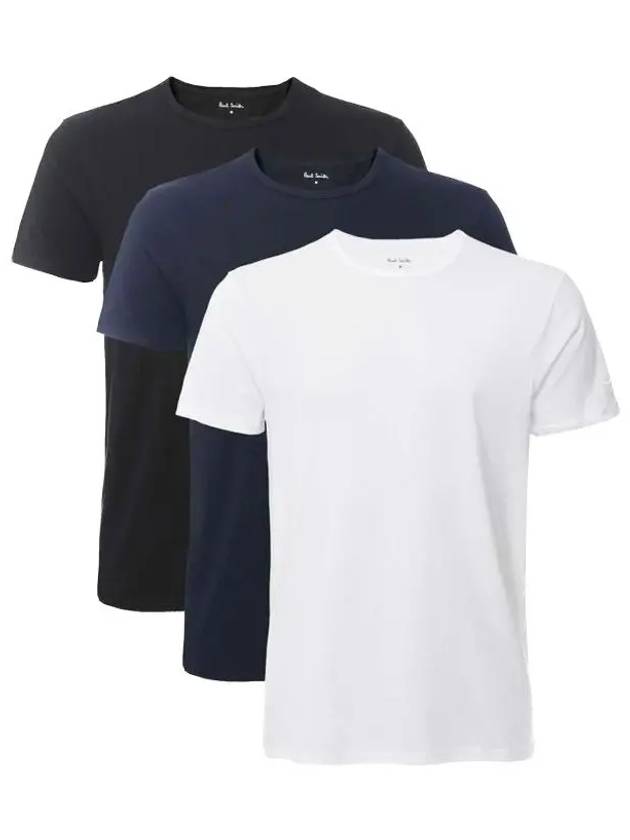 Mixed Modal Lounge Short Sleeve T-Shirts 3 Pack - PAUL SMITH - BALAAN 1