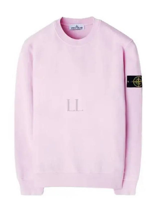 Wappen Patch Garment Dyed Sweatshirt Pink - STONE ISLAND - BALAAN 2