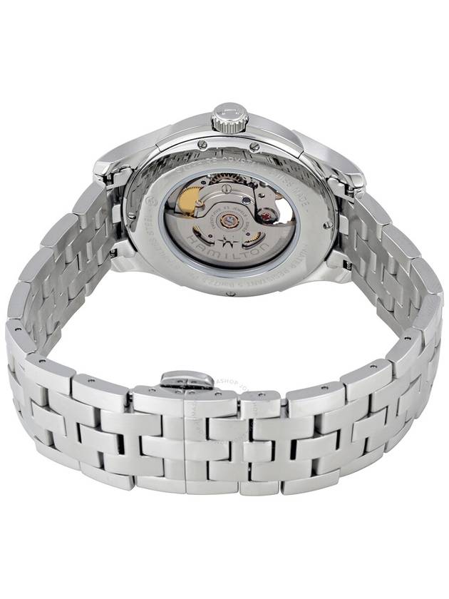 Jazzmaster Open Heart Automatic 40mm Metal Watch Grey - HAMILTON - BALAAN 4