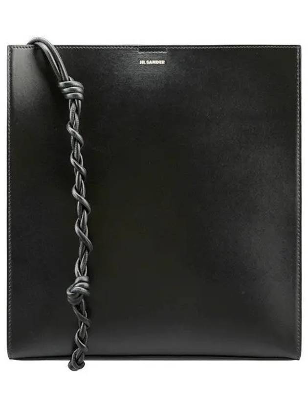 23FW J07WG0023 P4841 001 Tangle Bag Medium Shoulder Bag Black 997475 - JIL SANDER - BALAAN 1