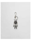 Saffiano Leather Robot Trick Key Holder Silver - PRADA - BALAAN 2