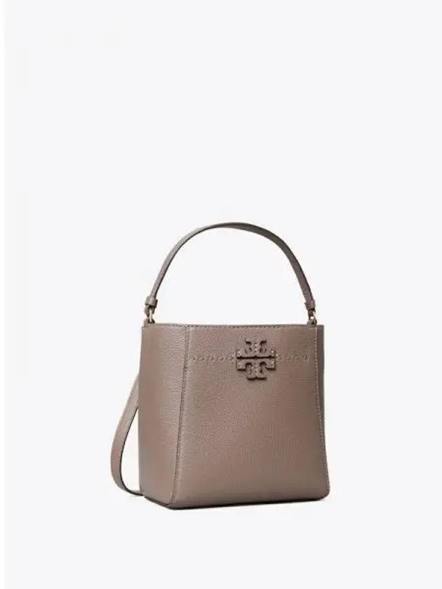 McGraw Small Bucket Bag Tote Silver Maple Contemporary Domestic Product GM0023022423260 - TORY BURCH - BALAAN 1