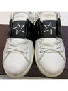 Men's Open Hidden Logo Star Leather Low Top Sneakers White - VALENTINO - BALAAN 9