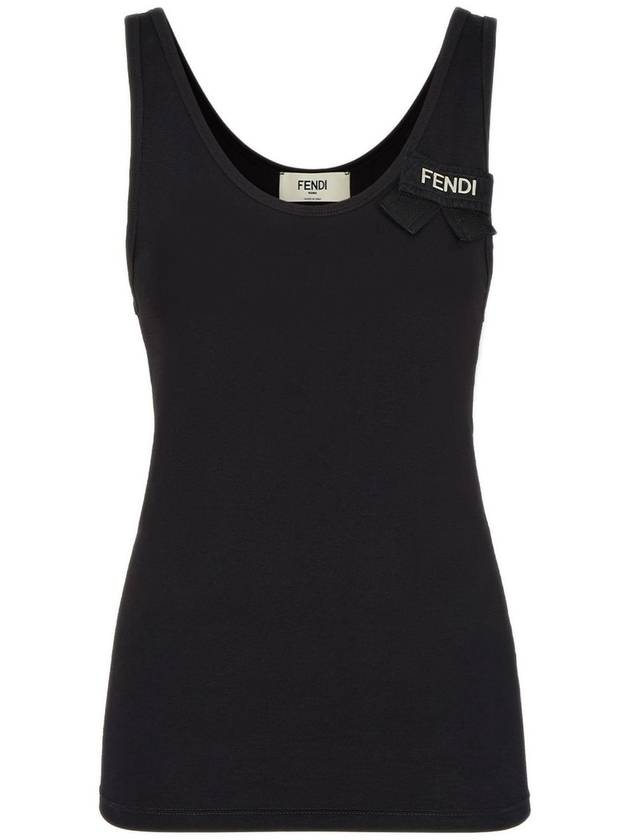 Fendi Top Black - FENDI - BALAAN 1