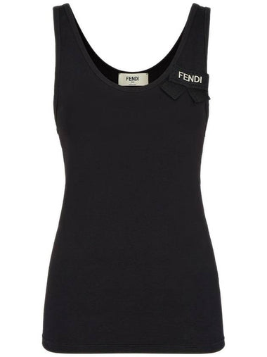 Fendi Top Black - FENDI - BALAAN 1