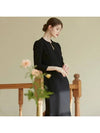 Women s Veronica Long Dress Black - AME - BALAAN 2