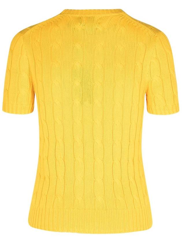 Polo Ralph Lauren Yellow Cotton Sweater - POLO RALPH LAUREN - BALAAN 3