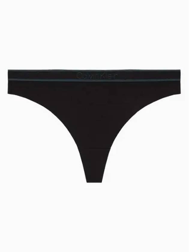 Women's Tonal Logo Cotton T-Panties Black - CALVIN KLEIN - BALAAN 2