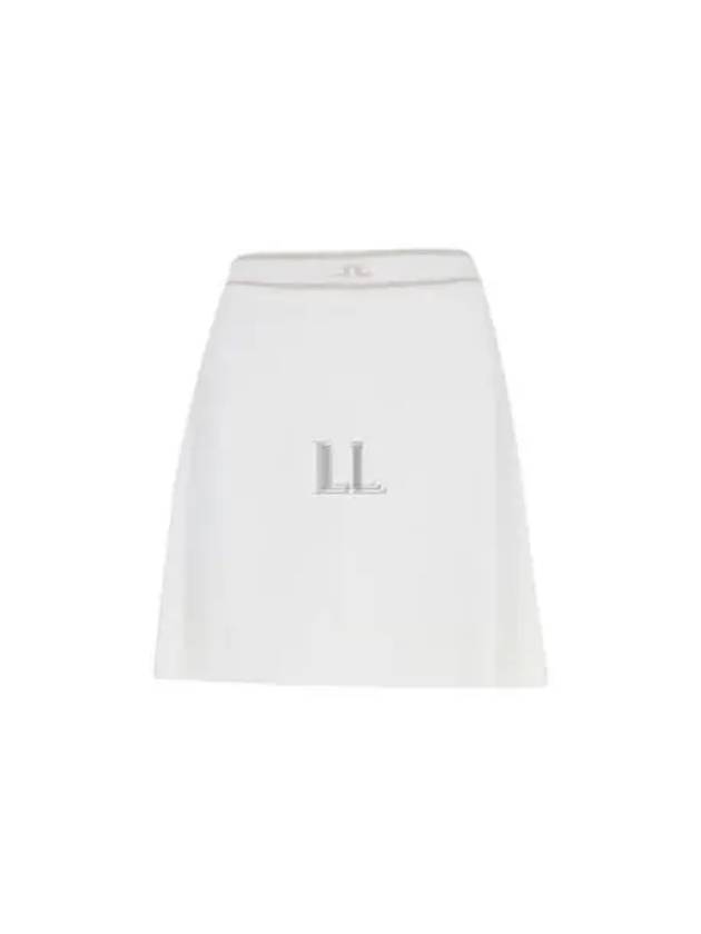 Emma Knit Skirt White - J.LINDEBERG - BALAAN 2