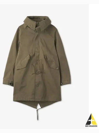 OJJ Fishtail Long Parka Khaki 13CTCUK04030659 - TEN C - BALAAN 1