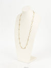 Van Cleef Arpels Vintage Alhambra Long Necklace 20 Motif Yellow Gold Mother of Pearl 74204 - VANCLEEFARPELS - BALAAN 4