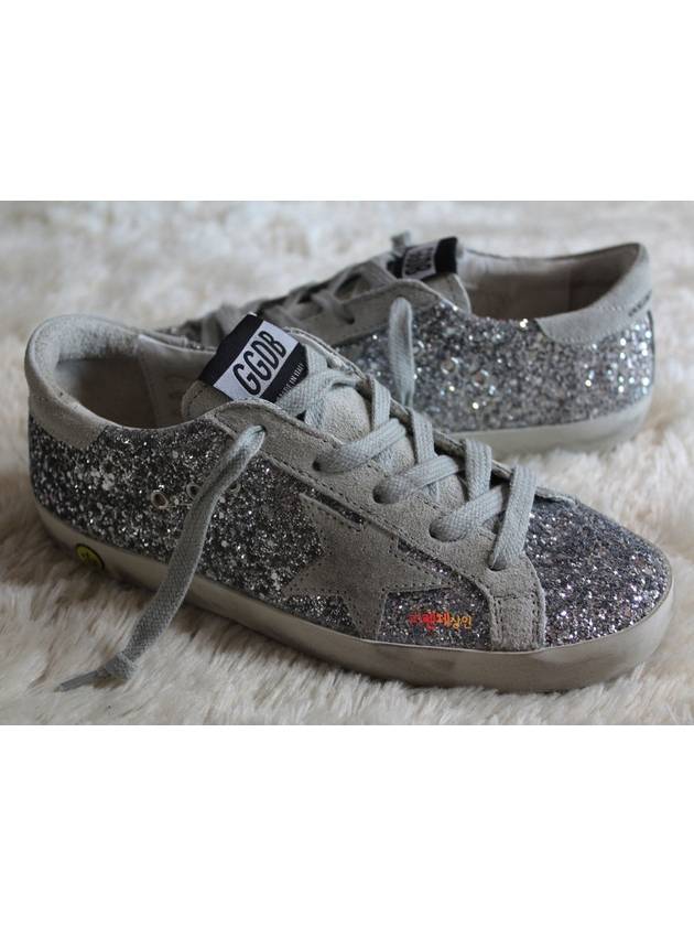 215 size kids silver glitter vintage superstar low - GOLDEN GOOSE - BALAAN 3