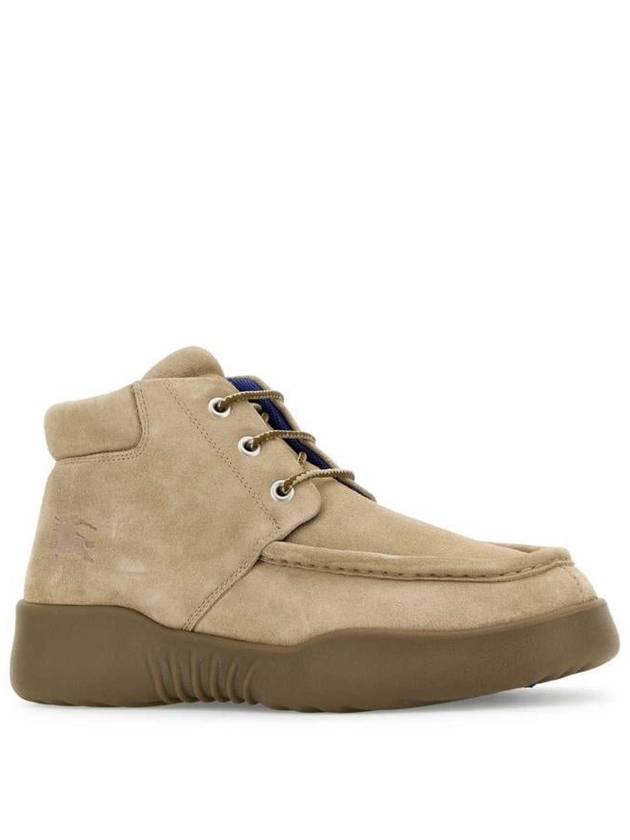 Suede Log Wolker Boots Beige - BURBERRY - BALAAN 3